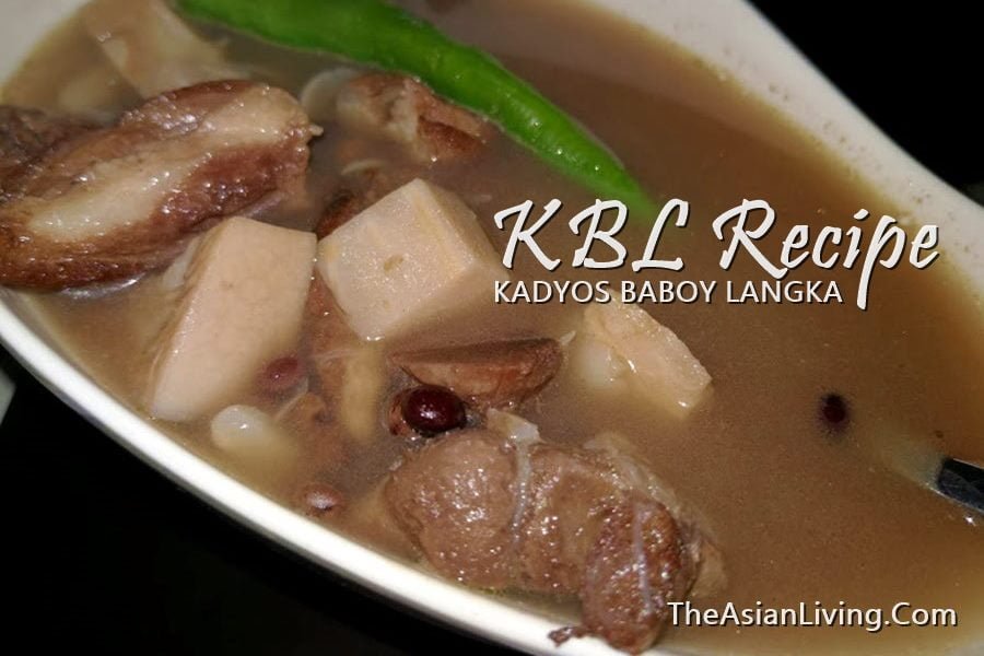 KBL Recipe | kadyos Baboy Langka