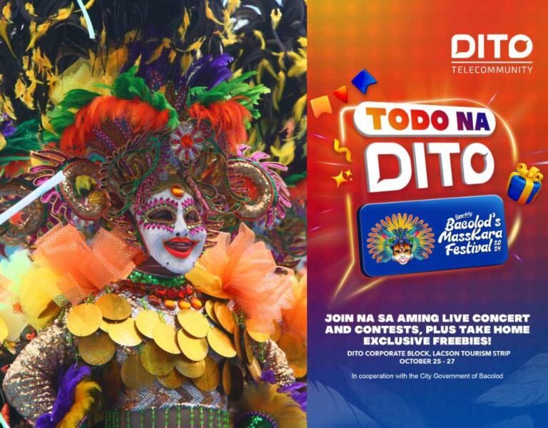 DITO Telecommunity Celebrates Bacolod’s 45th MassKara Festival