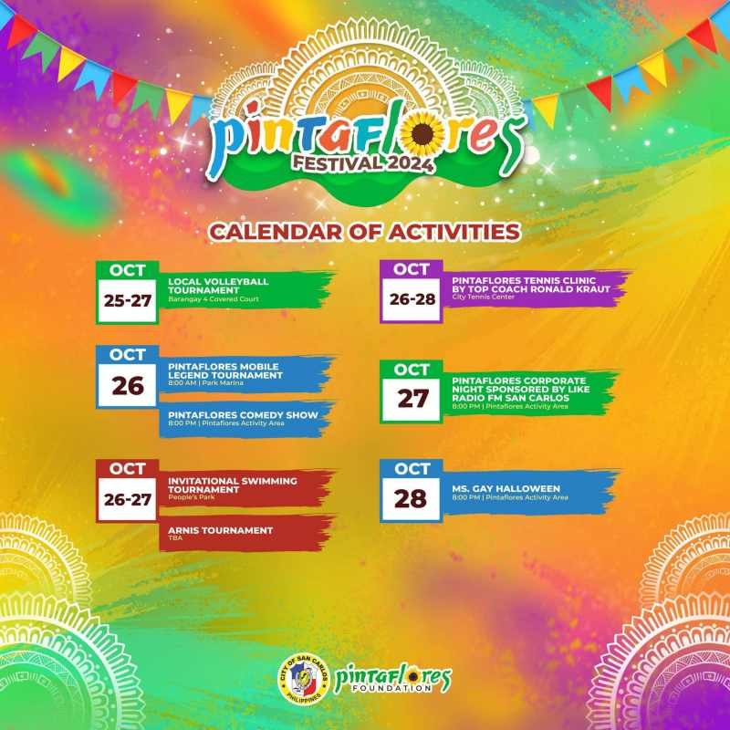 [ Pintaflores Festival Schedule of Activities ]